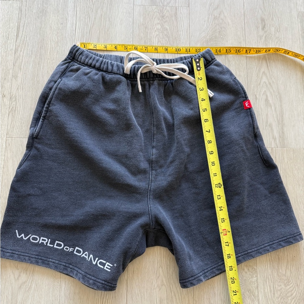 World of Dance Summit 2025 Charcoal Black Sweat Shorts Size L